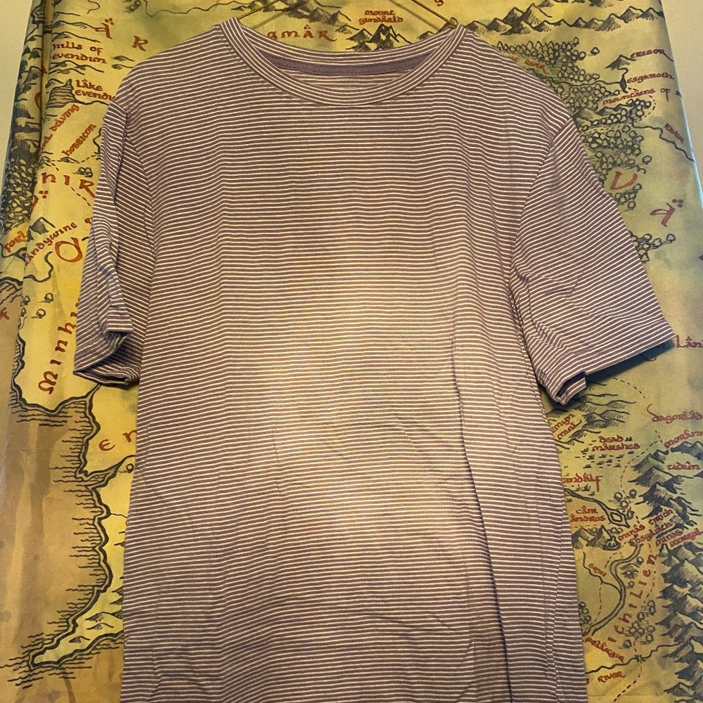 Purple ZINE Striped Tee